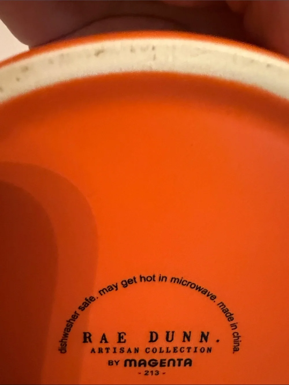 Rae Dunn Orange 